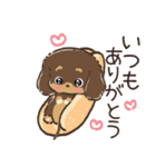 【犬の日】愛犬♡ダックスフンド★ご挨拶（個別スタンプ：11）