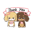 【犬の日】愛犬♡ダックスフンド★ご挨拶（個別スタンプ：12）