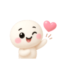 ▶︎【るるものやさしいじかん♡】ハート①（個別スタンプ：2）