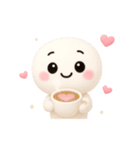 ▶︎【るるものやさしいじかん♡】ハート①（個別スタンプ：8）