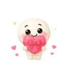 ▶︎【るるものやさしいじかん♡】ハート①（個別スタンプ：10）