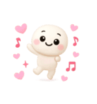 ▶︎【るるものやさしいじかん♡】ハート①（個別スタンプ：12）