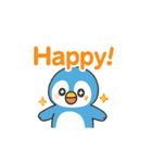つらく明るい毎日♡ネガ/ポジペンギン BIG（個別スタンプ：12）