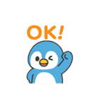 つらく明るい毎日♡ネガ/ポジペンギン BIG（個別スタンプ：18）
