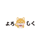 ちいさな柴犬＊毎日つかえる」（個別スタンプ：4）
