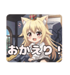 ロボットに乗るみなみスタンプ（個別スタンプ：6）