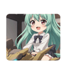 ロボットに乗るみなみスタンプ（個別スタンプ：25）