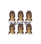 極・激しく尻尾をふるダックス（個別スタンプ：7）