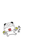 小さいぶさいくパンダ69（個別スタンプ：36）