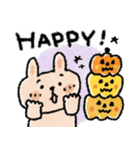 毎日使えるうさぎ♡ネコ♡秋（個別スタンプ：9）