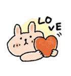 毎日使えるうさぎ♡ネコ♡秋（個別スタンプ：21）
