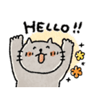 毎日使えるうさぎ♡ネコ♡秋（個別スタンプ：31）