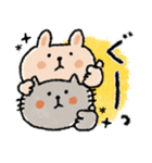 毎日使えるうさぎ♡ネコ♡秋（個別スタンプ：36）
