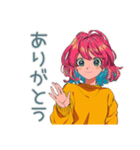 クールなお姉さん★業務連絡（個別スタンプ：3）