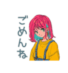 クールなお姉さん★業務連絡（個別スタンプ：21）