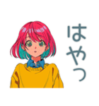 クールなお姉さん★業務連絡（個別スタンプ：28）