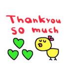 (nenerin日常会話スタンプ383英語気遣い)（個別スタンプ：13）