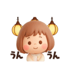 【動く】ずっと使える♡ぶちゃこの日常（個別スタンプ：15）