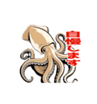 うごくアオリイカスタンプ（個別スタンプ：2）