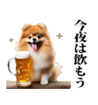 酒☆ポメラニアン（個別スタンプ：11）
