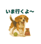 リアルわんこスタンプ全身8犬種（個別スタンプ：19）