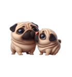 崩壊パグが超おもしろい,（個別スタンプ：10）