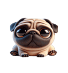 崩壊パグが超おもしろい,（個別スタンプ：20）