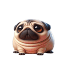 崩壊パグが超おもしろい,（個別スタンプ：24）