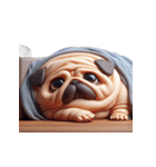 崩壊パグが超おもしろい,（個別スタンプ：27）