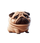 崩壊パグが超おもしろい,（個別スタンプ：32）