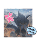 お出まし大怪獣 恐竜タイプ2（個別スタンプ：23）