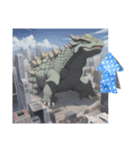 お出まし大怪獣 恐竜タイプ2（個別スタンプ：29）