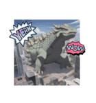 お出まし大怪獣 恐竜タイプ2（個別スタンプ：33）