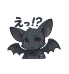 病みかわいいコウモリの日常会話×挨拶（個別スタンプ：14）