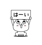 じろりねこネガティブシンプル（個別スタンプ：21）