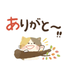 毎日つかえる♡前向きにっこり猫♡秋冬（個別スタンプ：28）