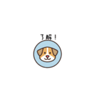 ちょっと間抜けな子犬のLINEスタンプ（個別スタンプ：10）