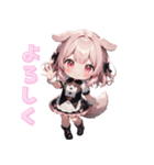 わんこメイドの癒しタイム（個別スタンプ：3）