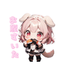わんこメイドの癒しタイム（個別スタンプ：37）