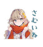 ふんわり女子の秋スタンプ（個別スタンプ：27）