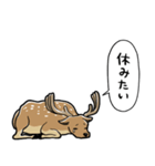 無気力シカ（個別スタンプ：6）