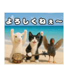 仲良し三匹 記念写真編（個別スタンプ：30）