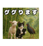 仲良し三匹 記念写真編（個別スタンプ：33）
