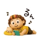 お母さんから一言。3Dちびドールver.（個別スタンプ：20）