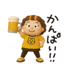 お母さんから一言。3Dちびドールver.（個別スタンプ：29）
