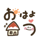 楽に使える＊手描き文字のゆるスタンプ*秋（個別スタンプ：1）