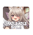 ちょうちょみなみちゃんスタンプ（個別スタンプ：13）