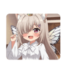 ちょうちょみなみちゃんスタンプ（個別スタンプ：20）