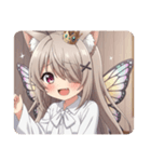 ちょうちょみなみちゃんスタンプ（個別スタンプ：27）
