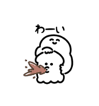 にっこりマンとペット（文字付き）（個別スタンプ：8）